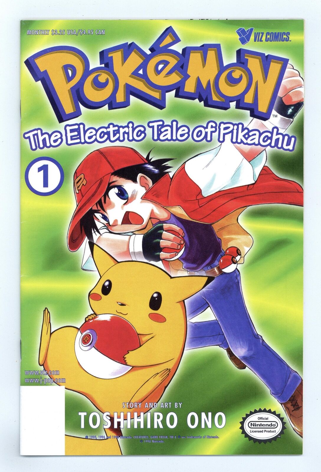 Pokemon Part 1 The Electric Tale of Pikachu #1 FN 6.0 1999 Reprint