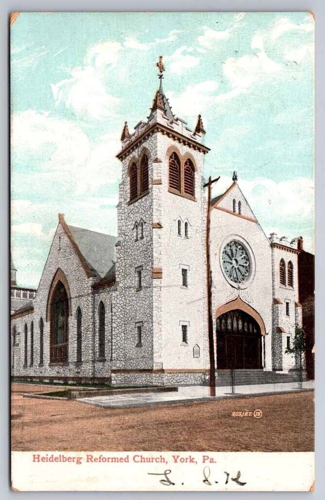 eStampsNet - Heidelberg Reformed Church York Pennsylvania PA 1905 Postcard