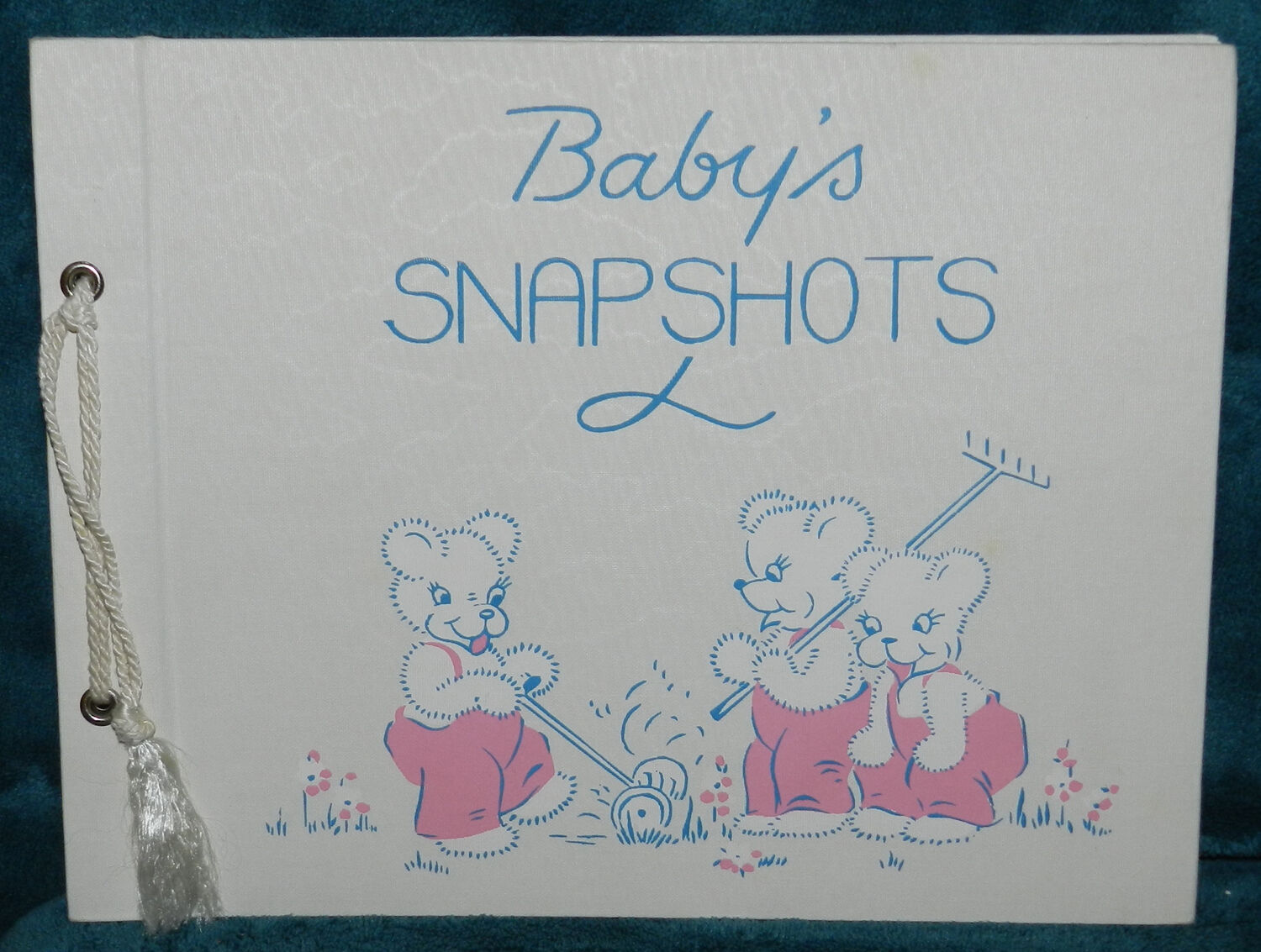 AWESOME ANTIQUE/VINTAGE BABY SNAP SHOTS BOOK ALBUM NEVER USED CUTE
