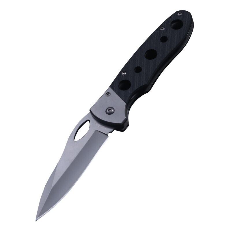 KA-BAR KABAR K2 Agama Spear Point Black G10 Handle Folder Knife pocket clip 3076