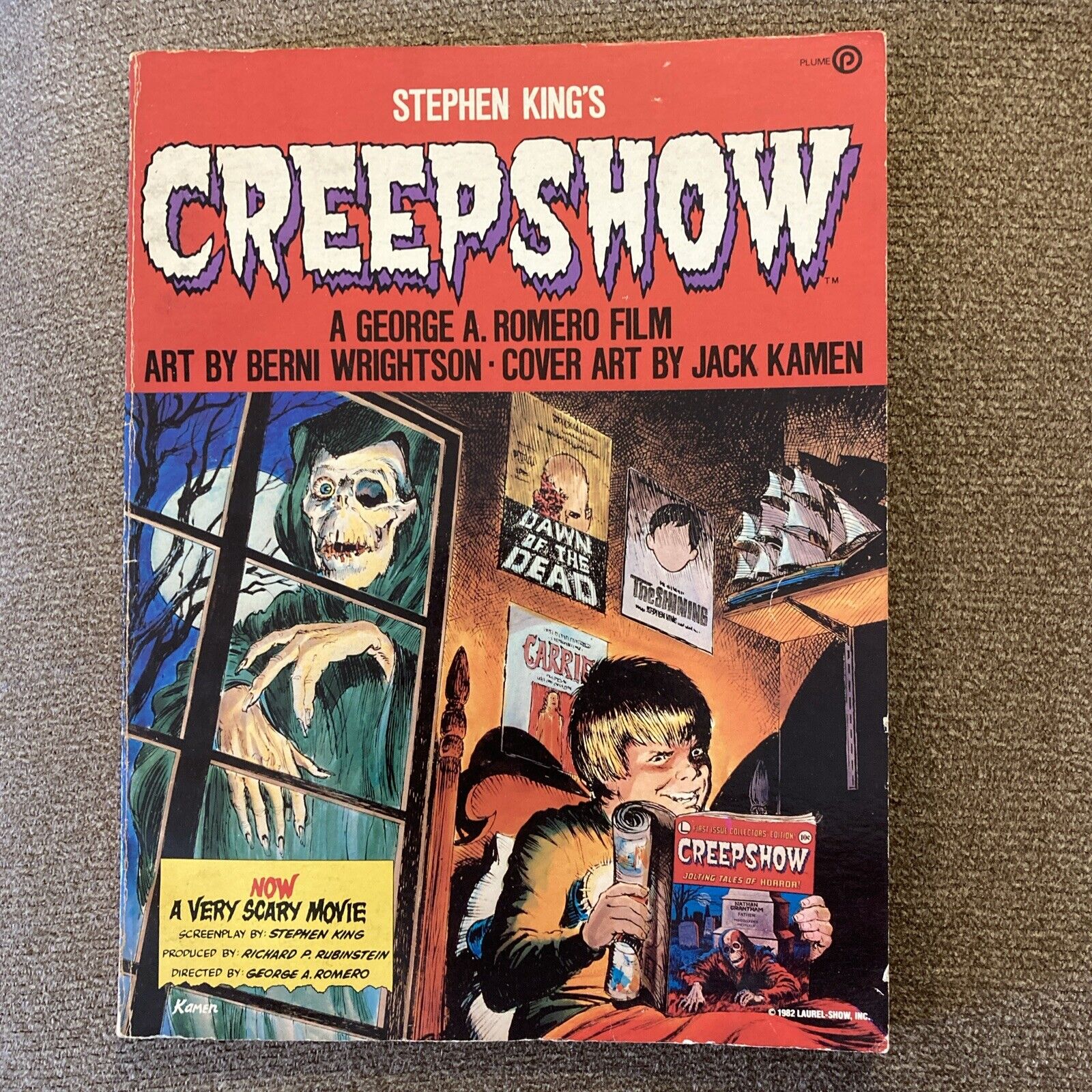 1982 Stephen King Creepshow 1st Printing Graphic Novel Comic Plume