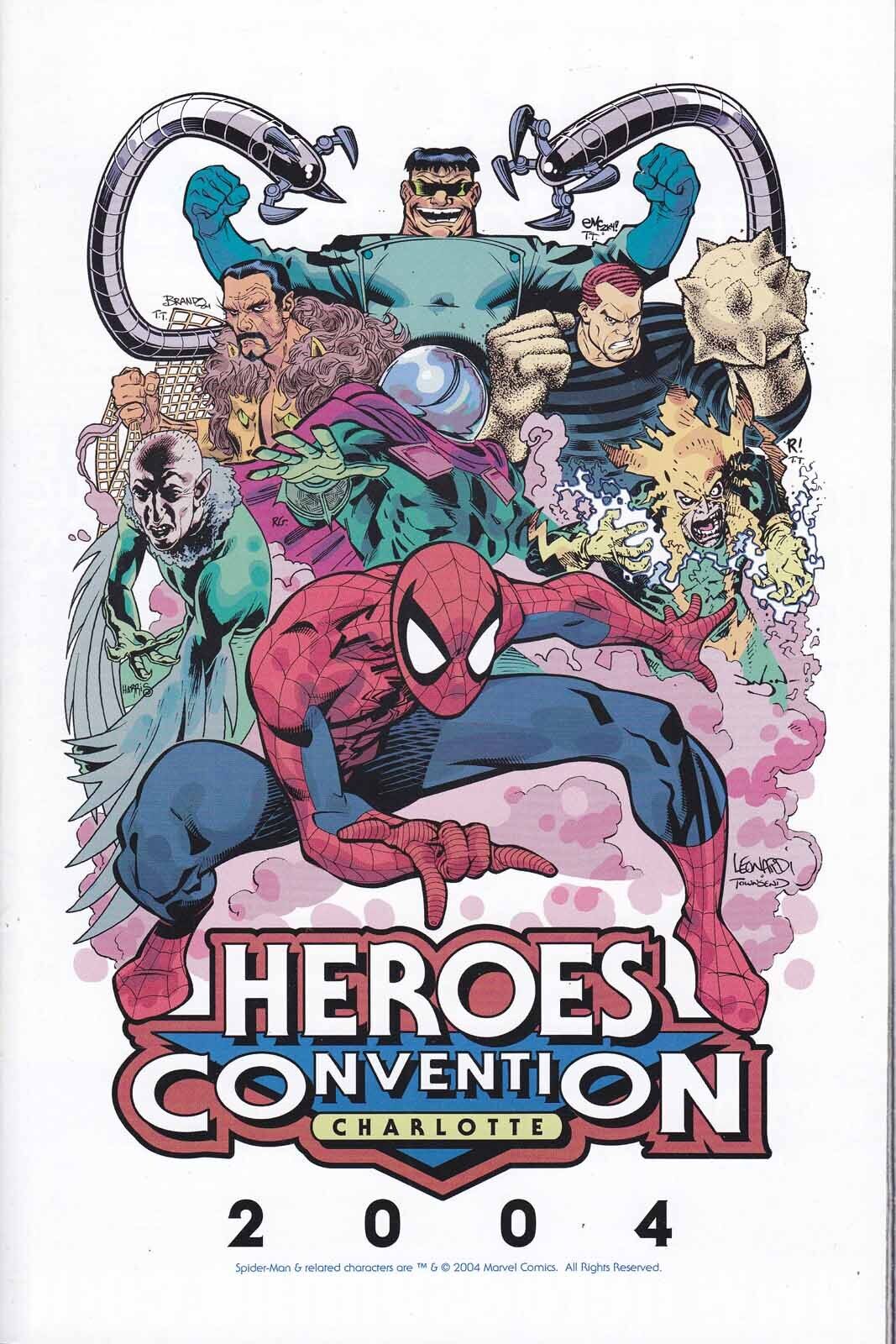 Heroes Convention Charlotte #2004 VF/NM; Heroes Aren\'t Hard to Find, Inc | 23 Sp
