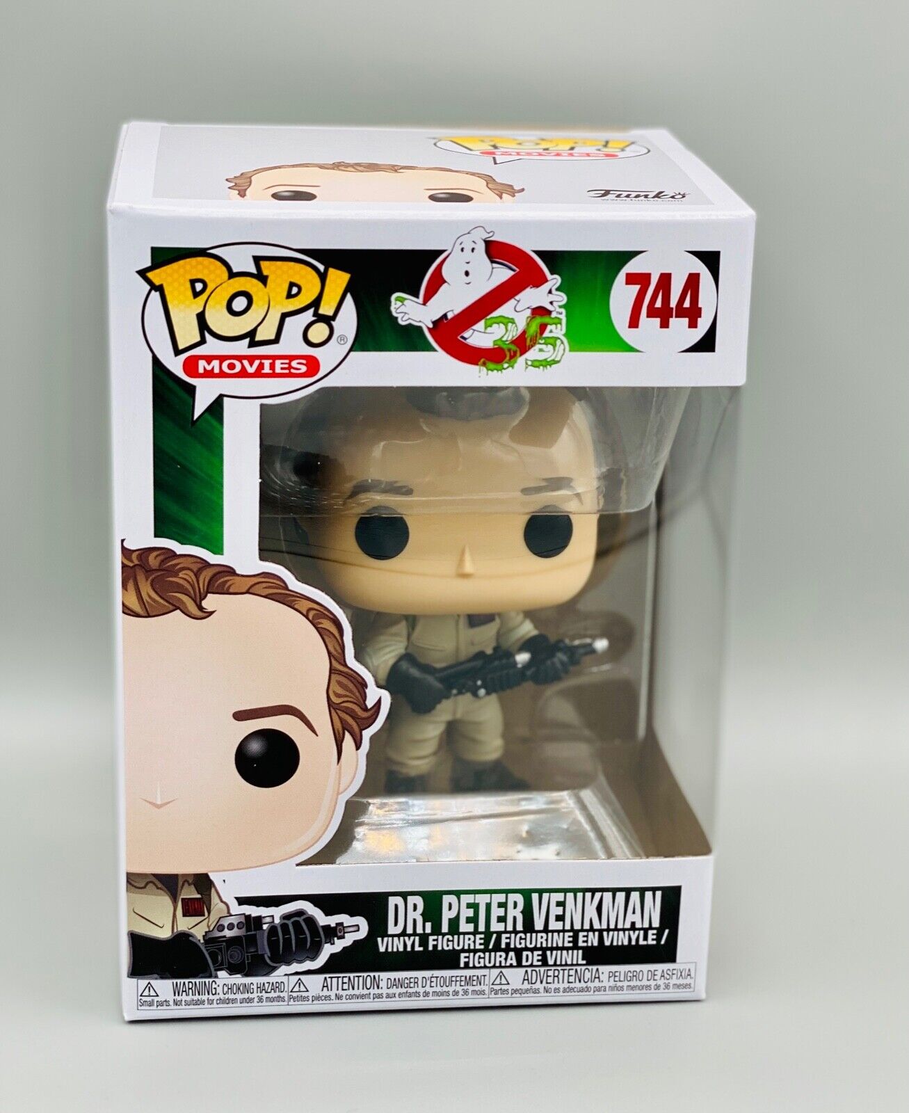 Dr. Peter Venkman Funko POP Bill Murray GHOSTBUSTERS 80s WITH PRO CASE ECO