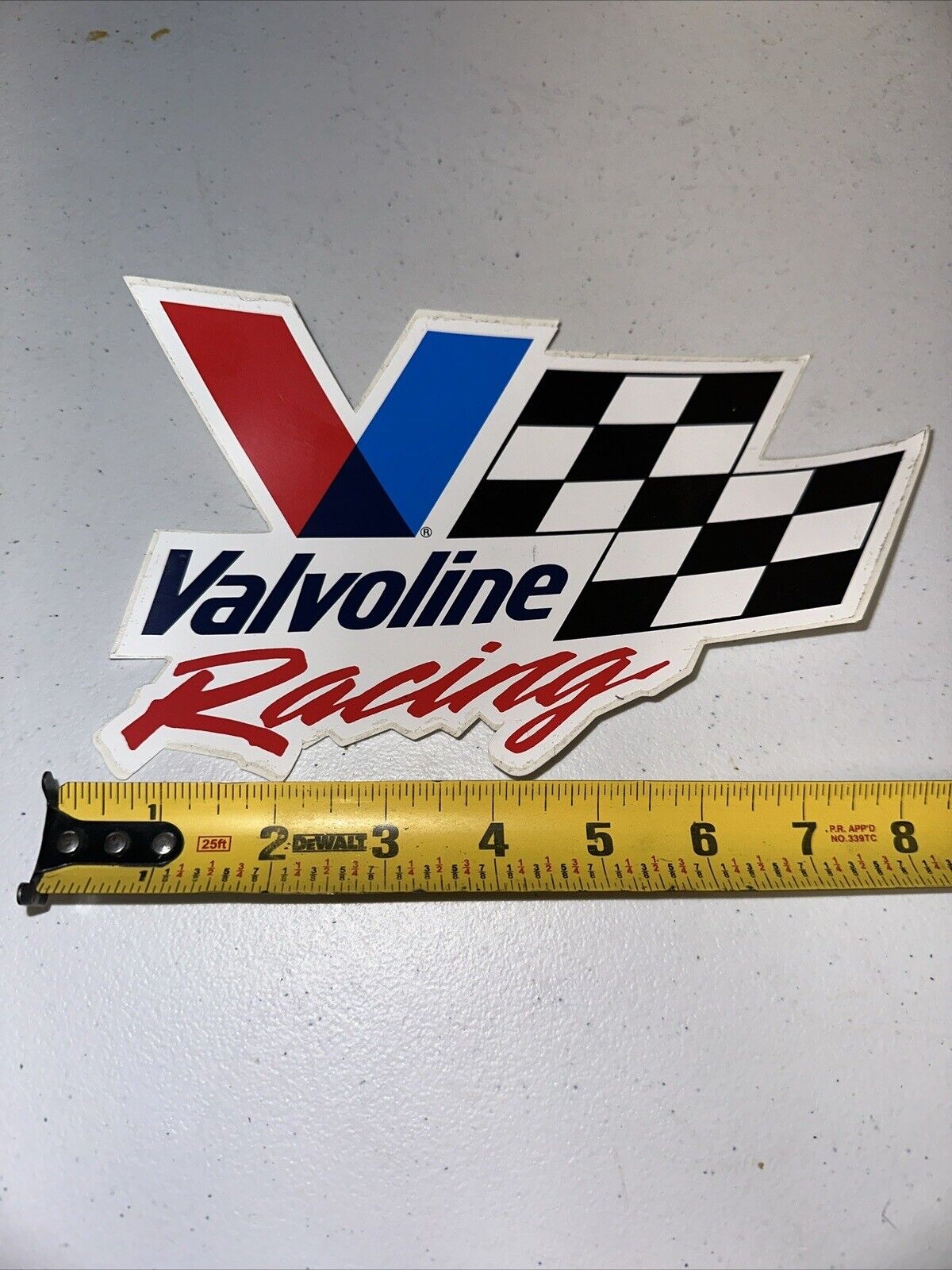 Vintage VALVOLINE RACING  Sticker Decal