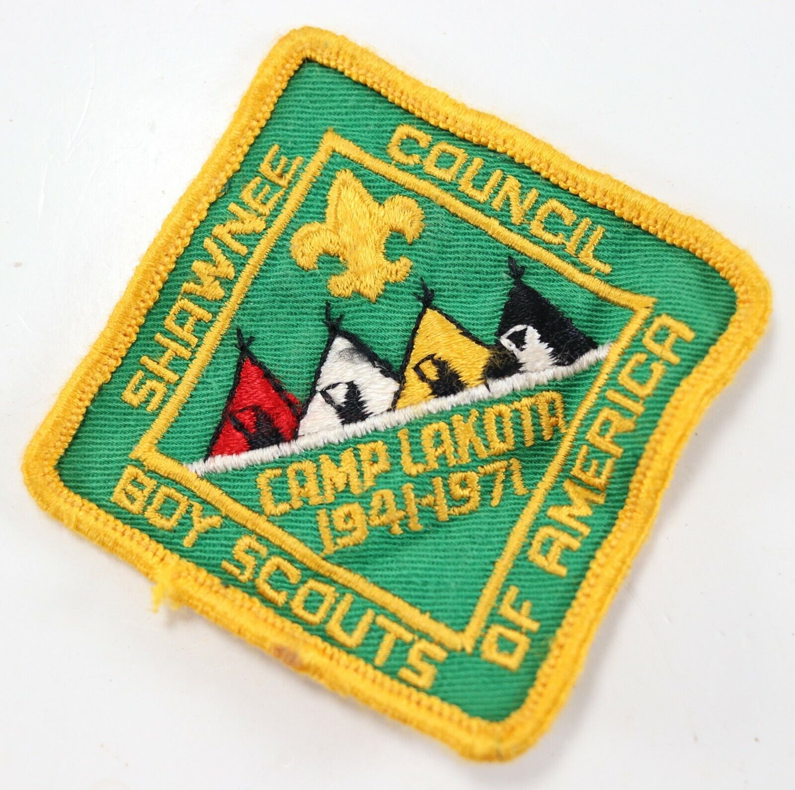 Vintage 1971 Shawnee Council Camp Lakota 30th Annv Boy Scouts America Camp Patch