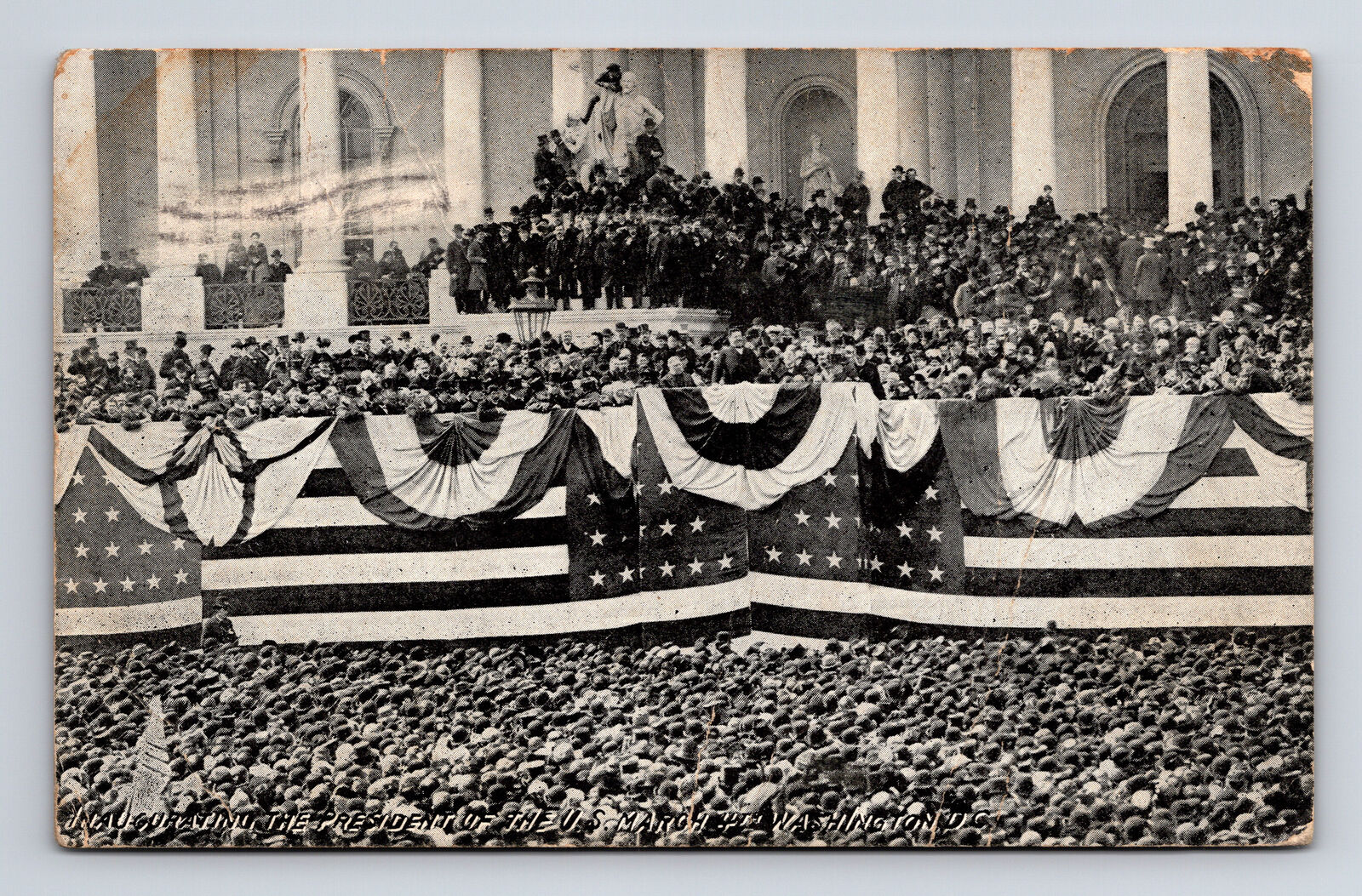 c1909 Inauguration of President Taft Postcard