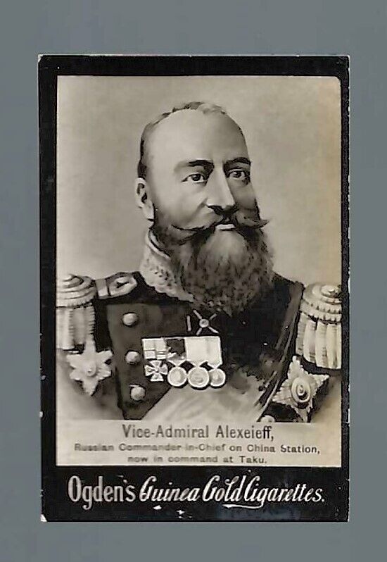 1901 Ogden\'s Guinea Gold Cigarettes, Vice Admiral Alexeieff. EX