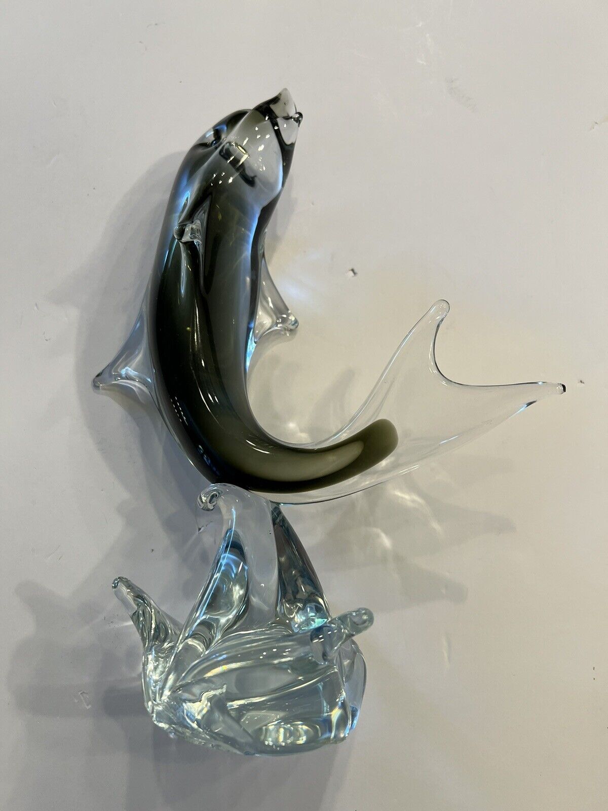 Formia Italian Venetian Murano Glass Dolphin Vintage 1997