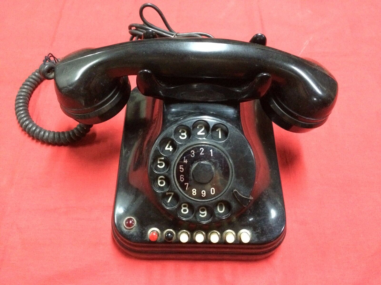 RARE FAMOUS PUPIN BAKELITE TELEPHONE MANUAL ANTIQUE PHONE WW2 WW1 SUPER RARE