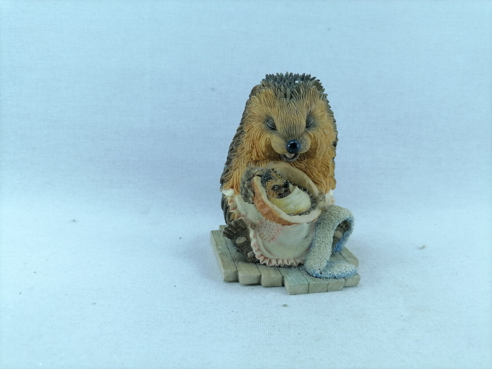 Charming Country Artists Hedgehog Figurine - Hand-Painted with Love