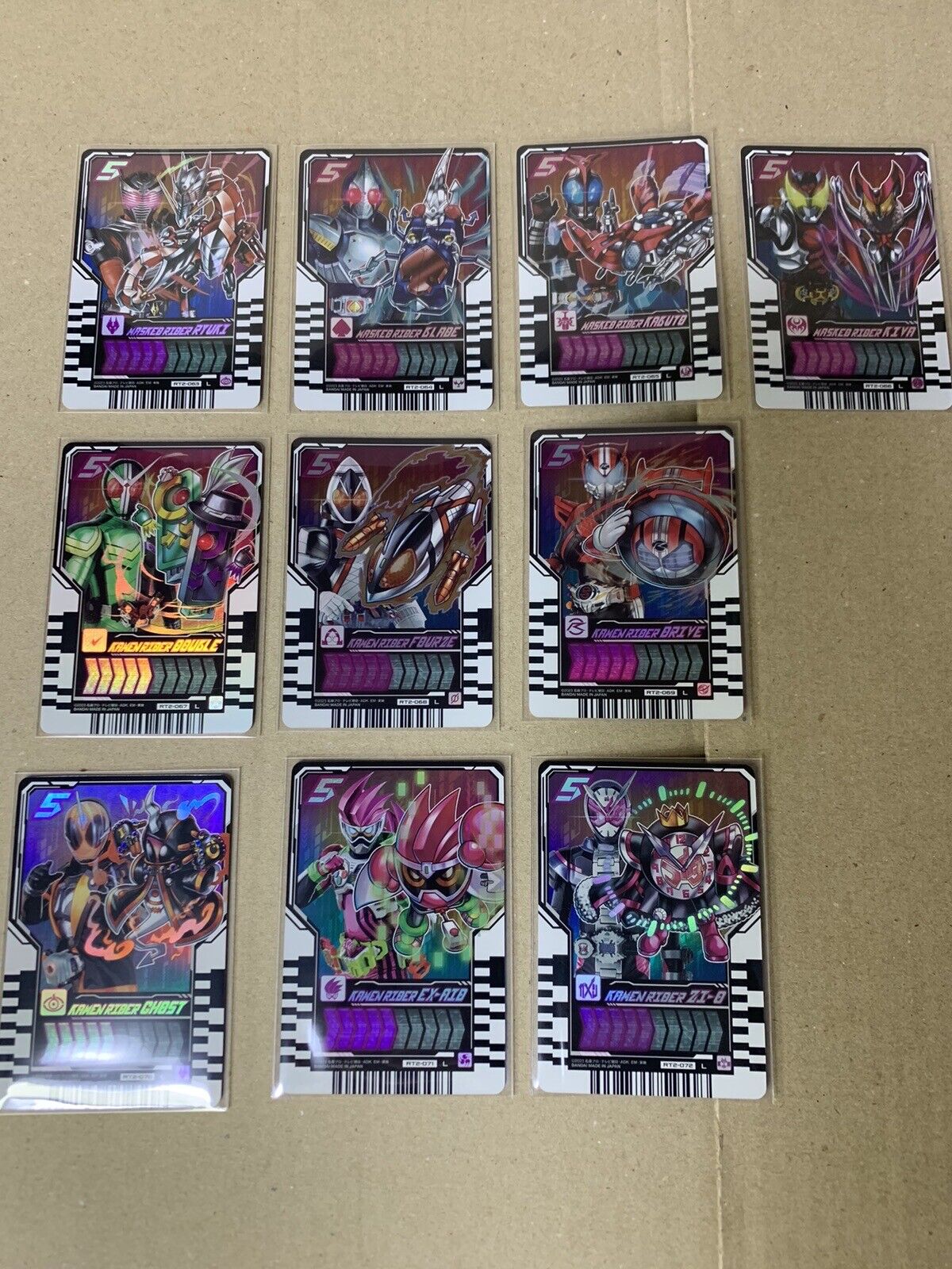 Kamen Rider Gotchard Ride Chemy Trading Card PHASE:02 Legend Comp Set (of10)