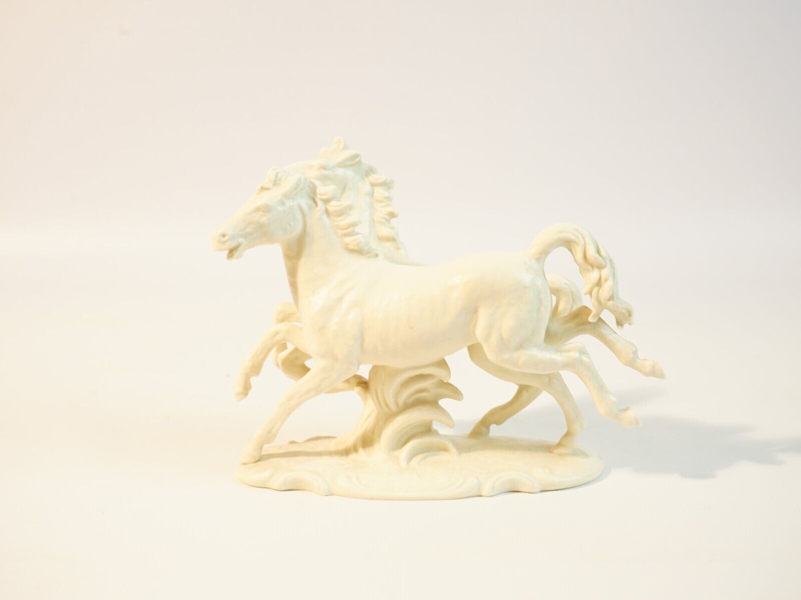 Vintage Schaubach Kunst Germany Porcelain Figurine ,Two Horses