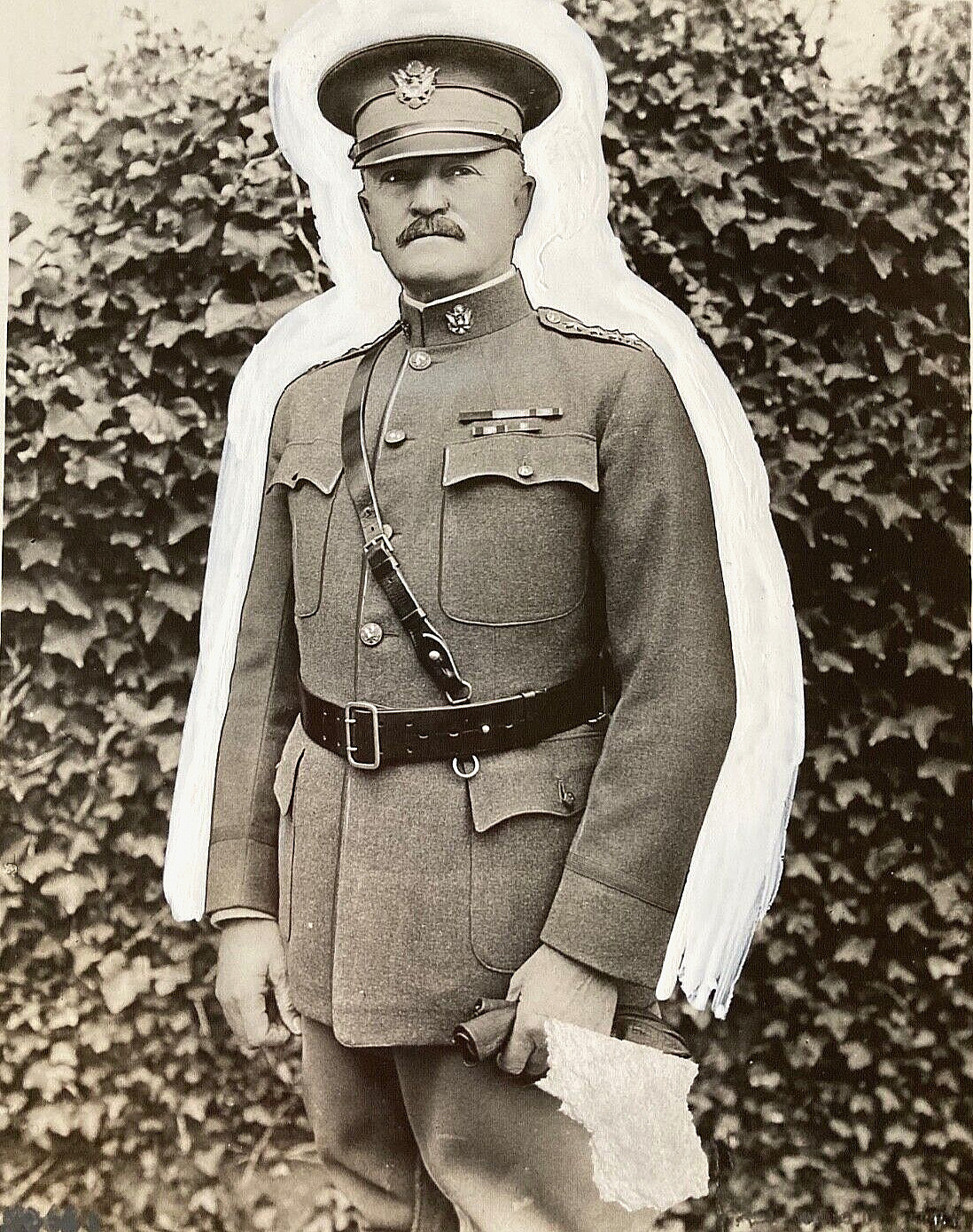 RARE WW1 US COMMANDER of ALLIED EXPEDITIONARY FORCES JOHN J. PERSHING PHOTO