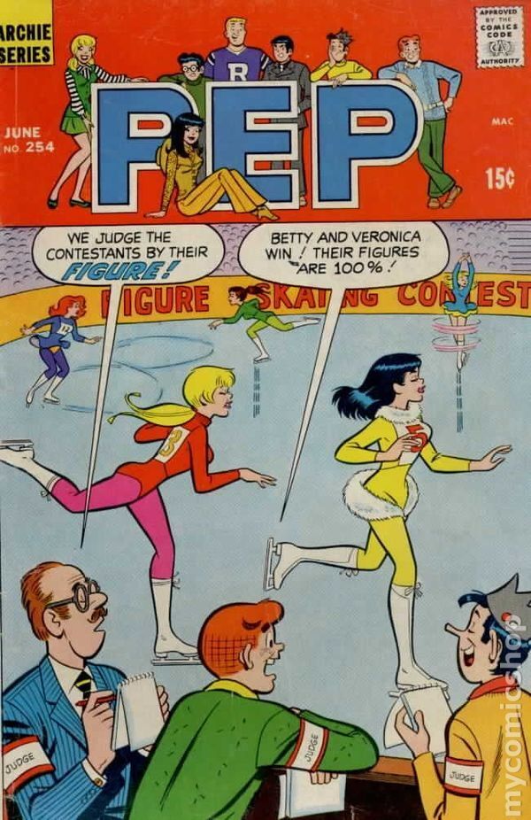Pep Comics #254 VG 1971 Stock Image Low Grade