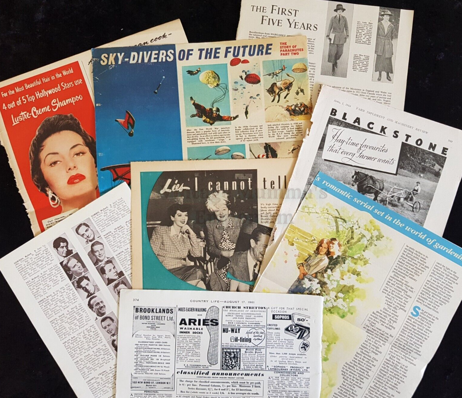 HUGE Junk Journalling Ephemera & Paper Bundle - Over 100 pieces - All Vintage