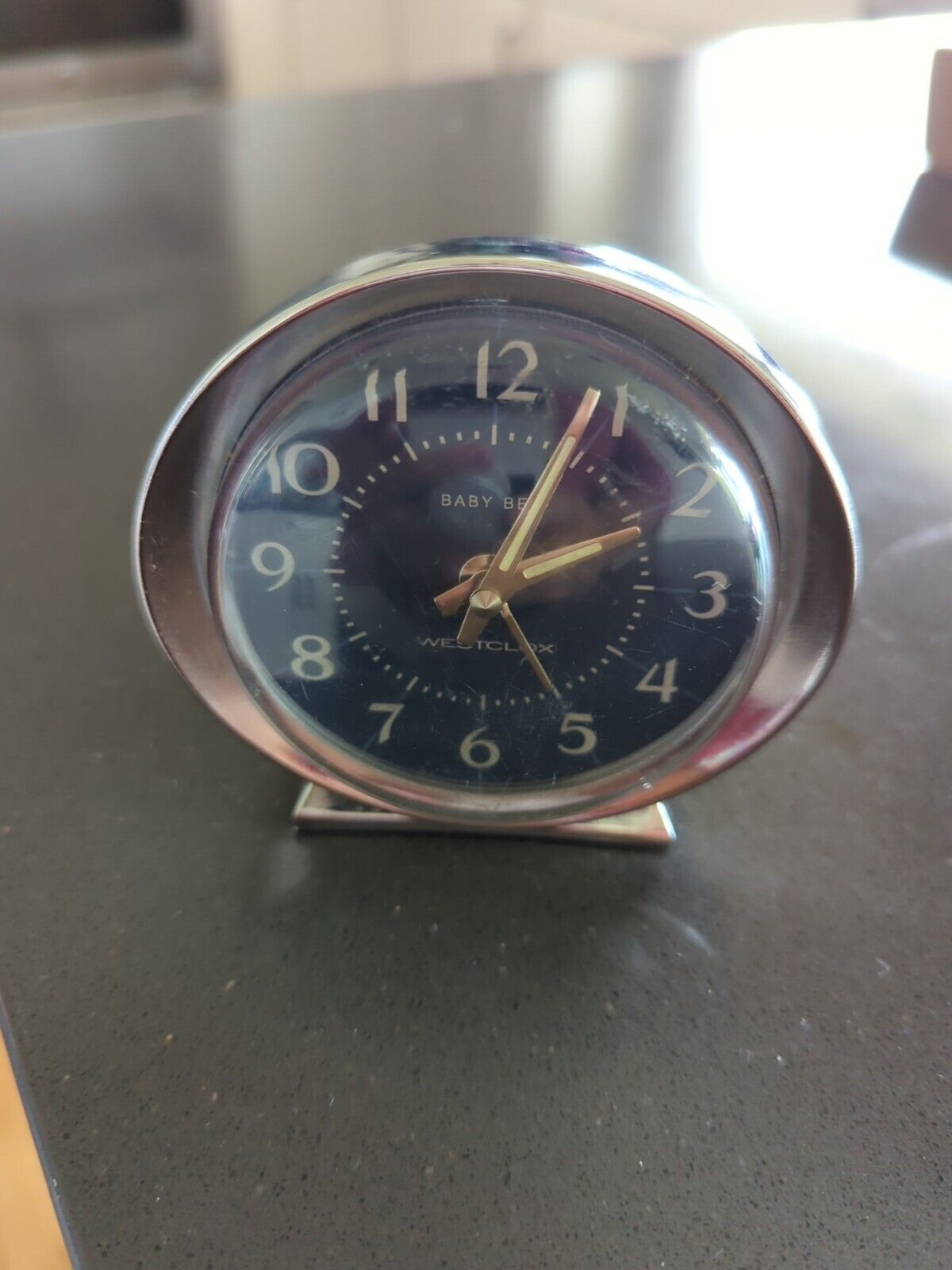 Vintage Westclox Baby Ben Wind Up Alarm Clock Tested Works K13