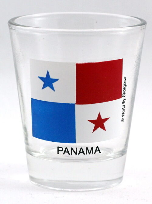 PANAMA FLAG SHOT GLASS SHOTGLASS