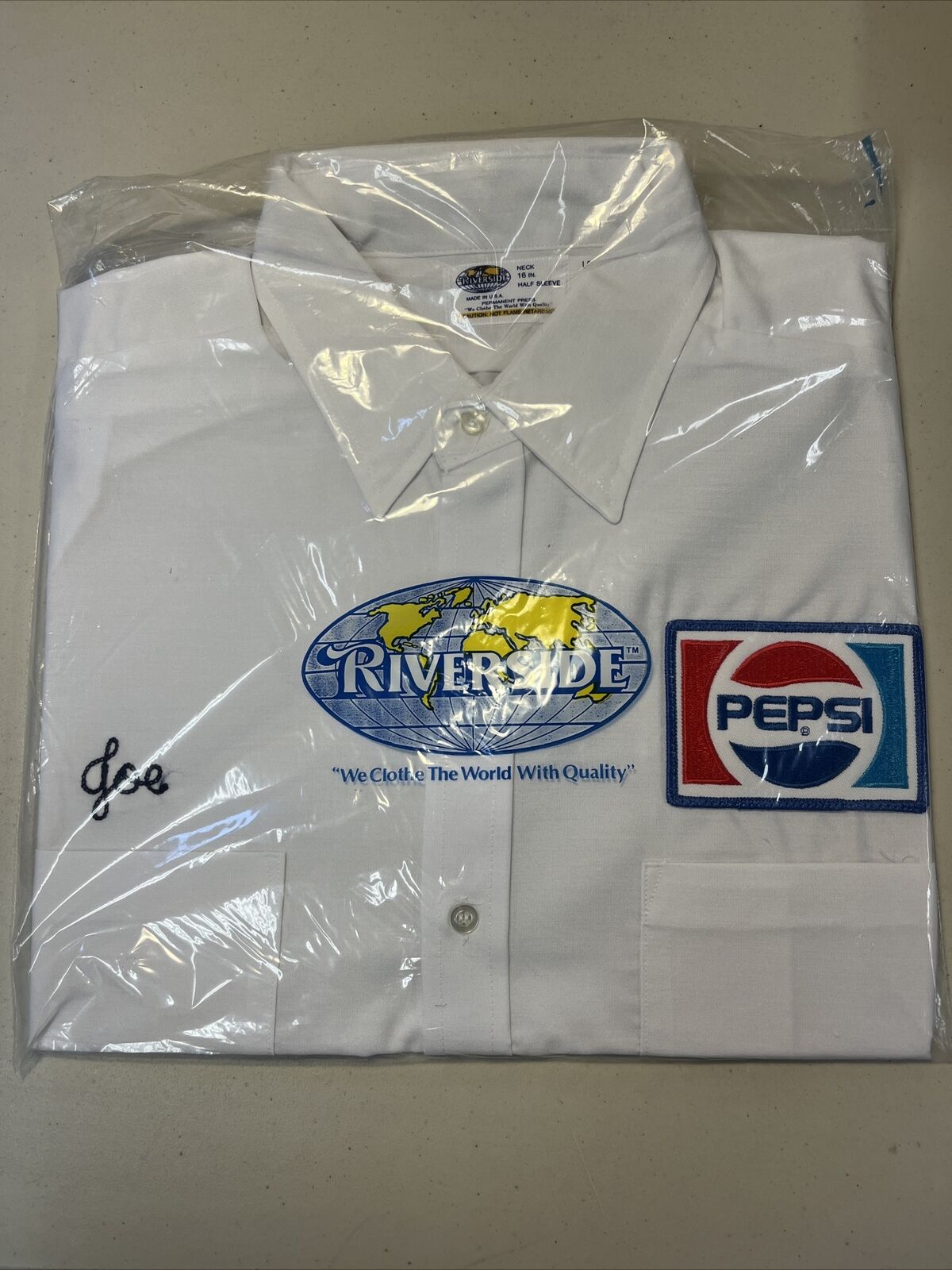 Vintage Riverside Pepsi Employee, Half Sleeve Work Shirts, Never Opened ￼