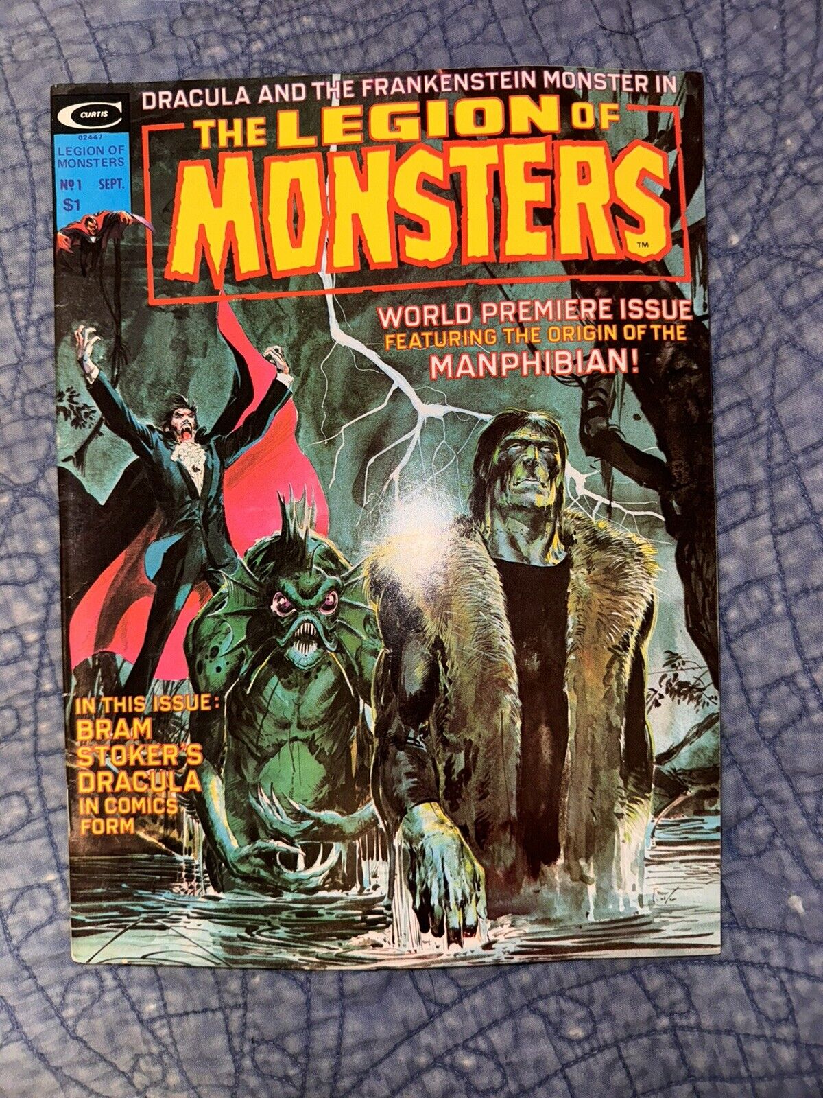 THE LEGION OF MONSTERS Vol 1 No 1 Sept. FN 1st Manphibian, Curtis, Marvel Comics