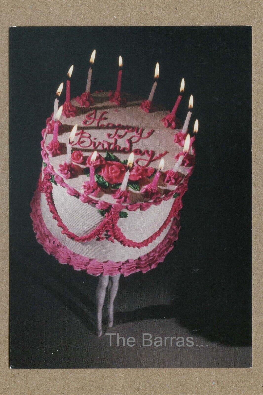 WALKING CAKE, 1989. Photo by Laurie Simmons FOTOFOLIO POSTCARD
