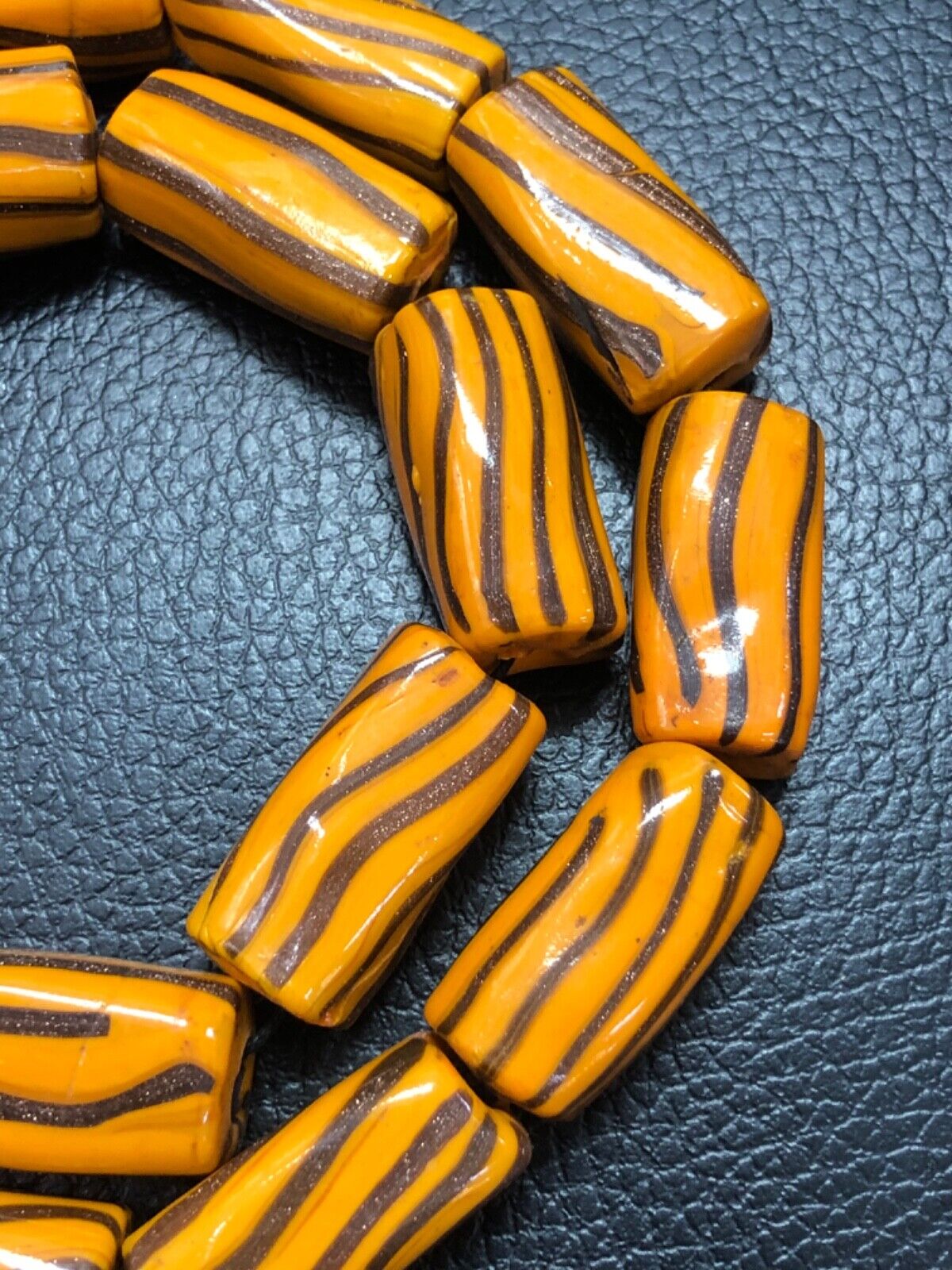 Awesome African Fancy Glass Beads, Genuine Glass Beads Strand
