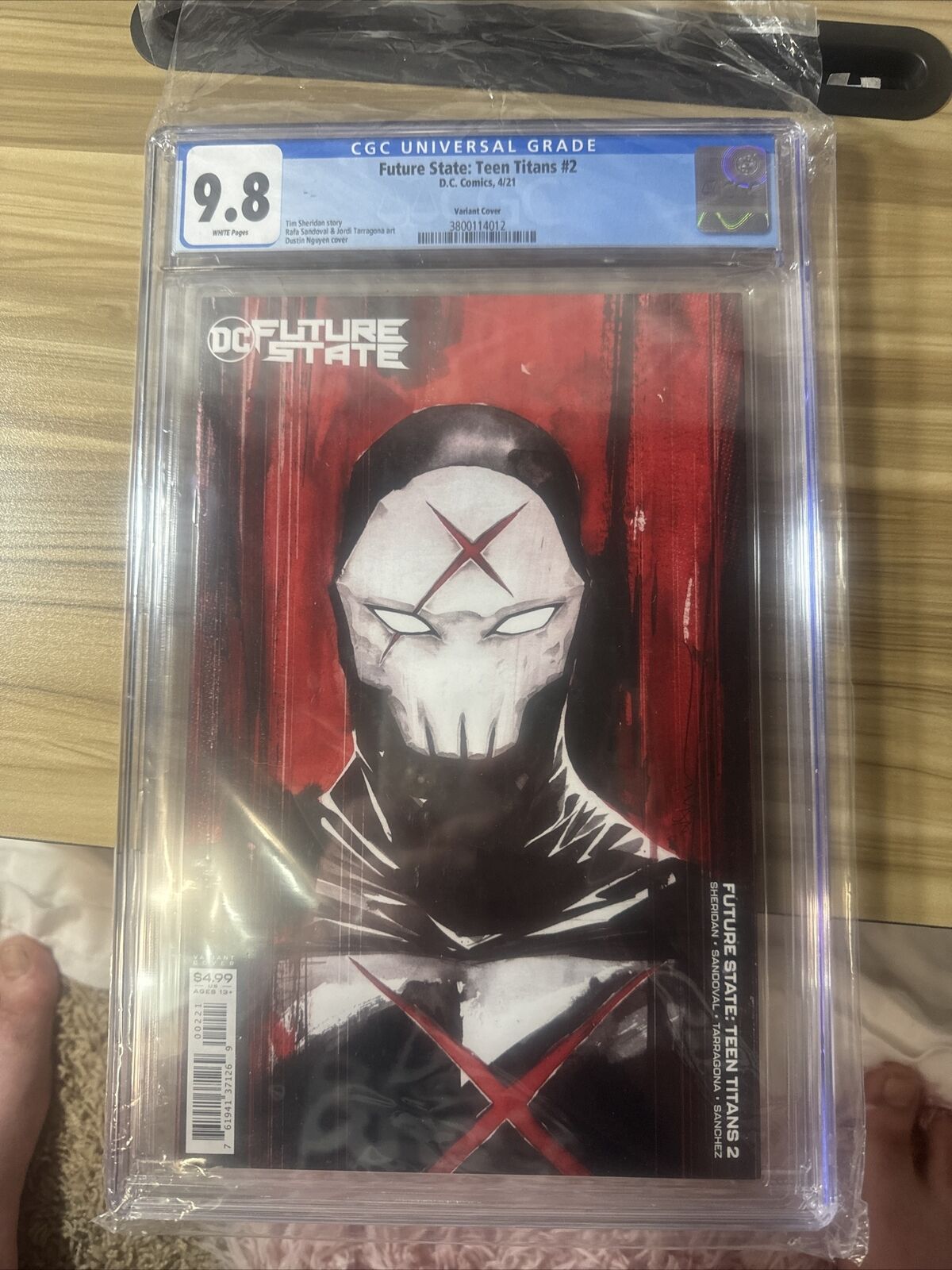 Future State: Teen Titains #2 CGC 9.8 variant Red x