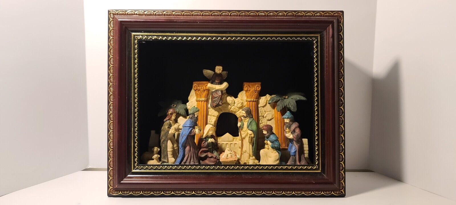 Unique ~Rare~3D Box~Nativity Scene~Jesus's Birth~Excellent