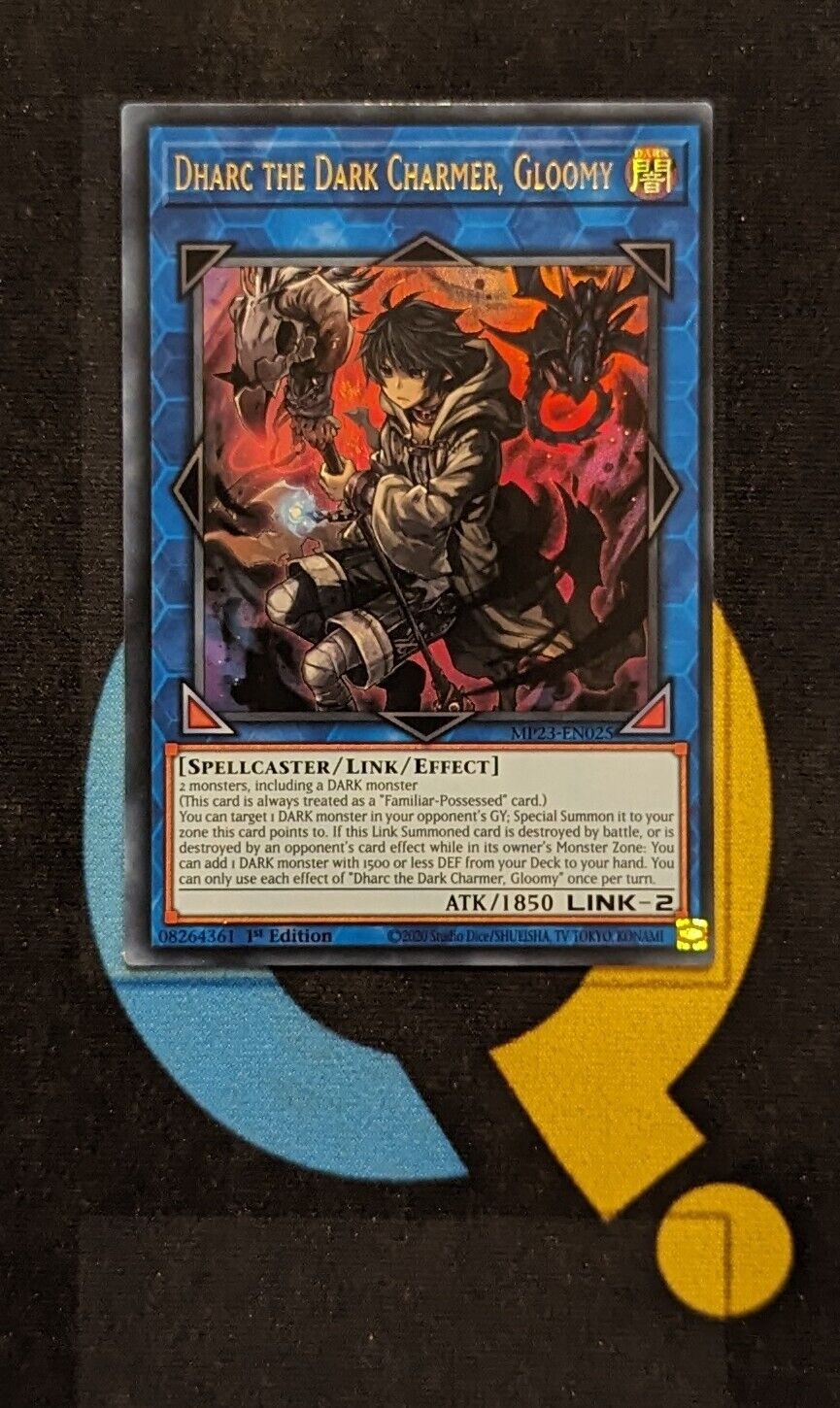 MP23-EN025 Dharc the Dark Charmer, Gloomy Ultra Rare 1st Edition YuGiOh Card