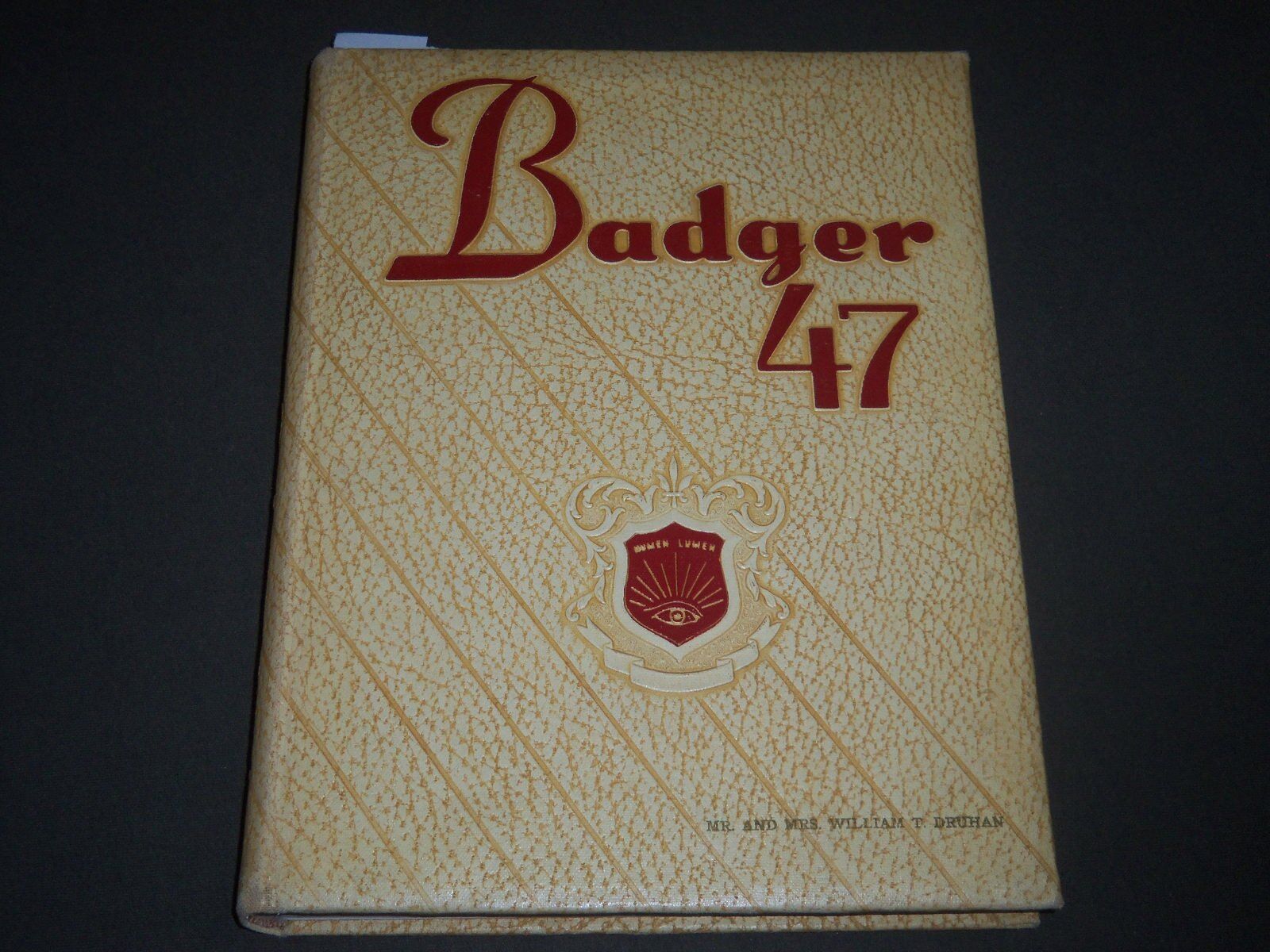 1947 THE BADGER UNIVERSITY OF WISCONSIN YEARBOOK - MADISON WI - PHOTOS - YB 1253