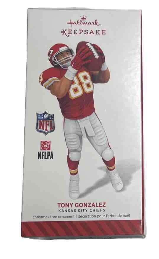 Hallmark 2014 NFL Kansas City Chiefs Tony Gonzalez Keepsake Christmas Ornament