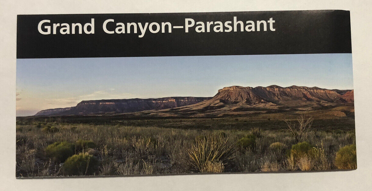 Grand Canyon - Parashant National Monument Park Unigrid Brochure Map NPS Arizona