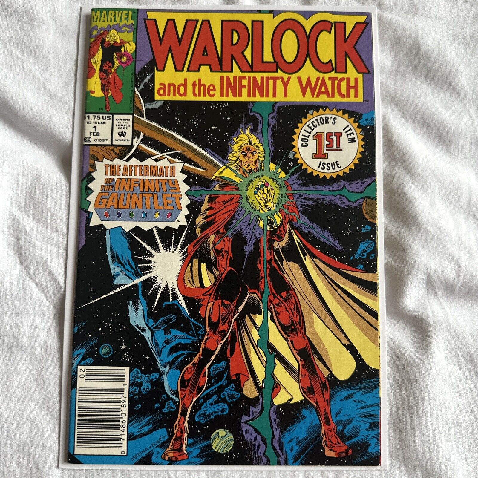 WARLOCK AND THE INFINITY WATCH 1  VF-NM HI GRADE Both Copies Are Rare Newsstand