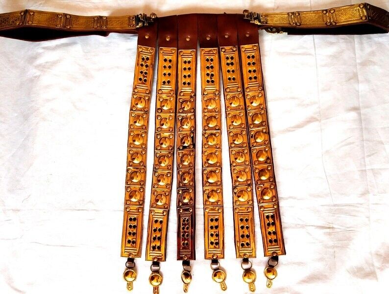 ROMAN Legionary Soldier belt Centurion Hanging roman apron Leather Belt Handmade