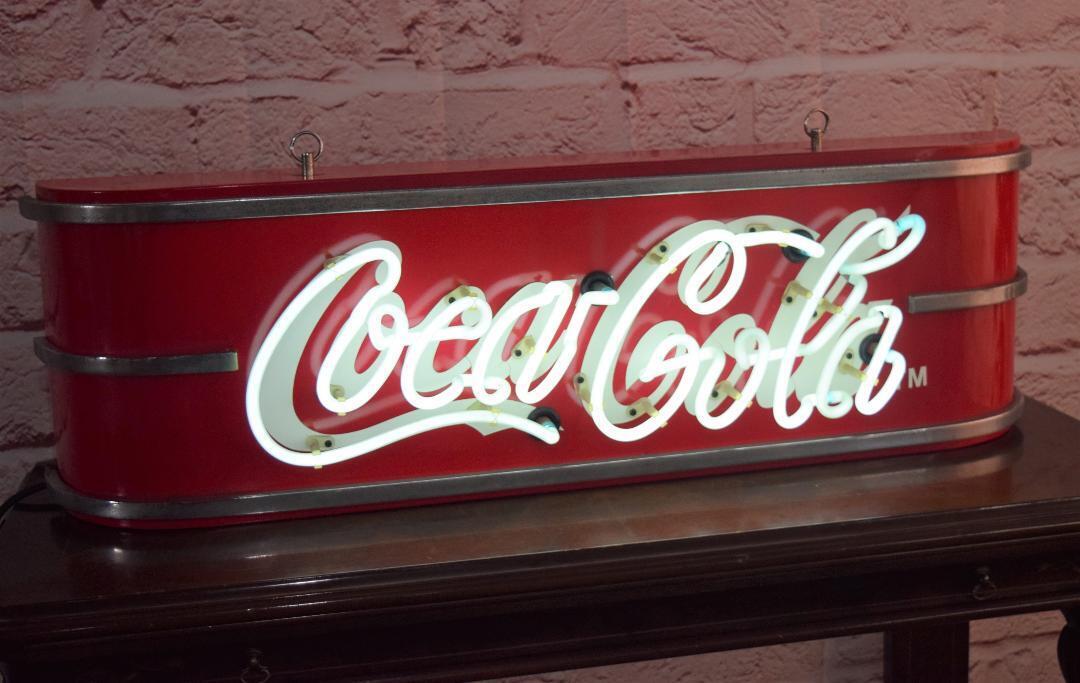 Rare Coca-Cola Brand Neon Sign Made By Penny Japan