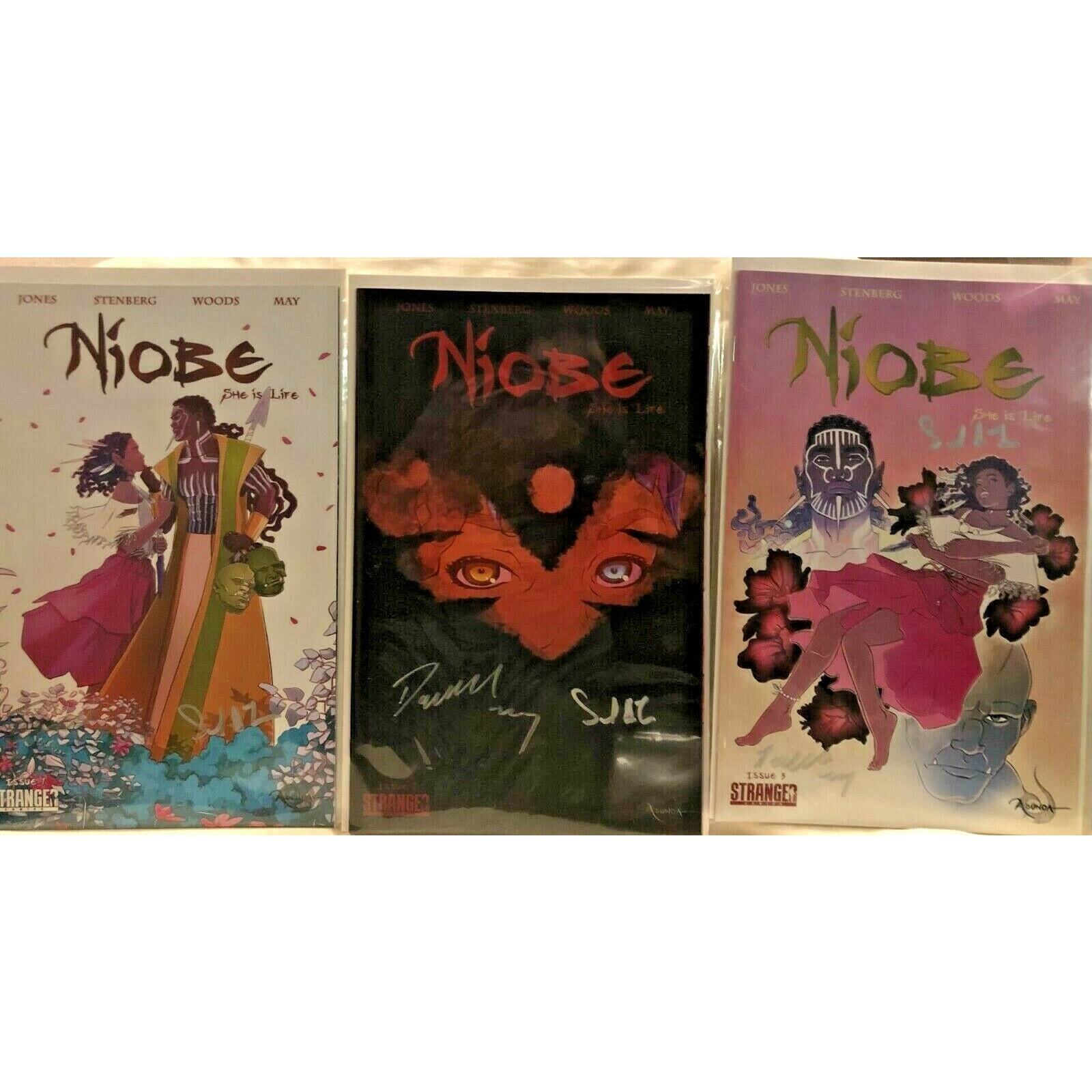 Niobe She is Life #1, 2 & 3 All Signed