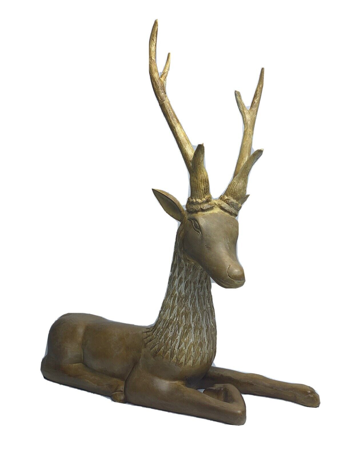 Mid Century Chapman Deer 1977. Large Figure 17” W x 19” H