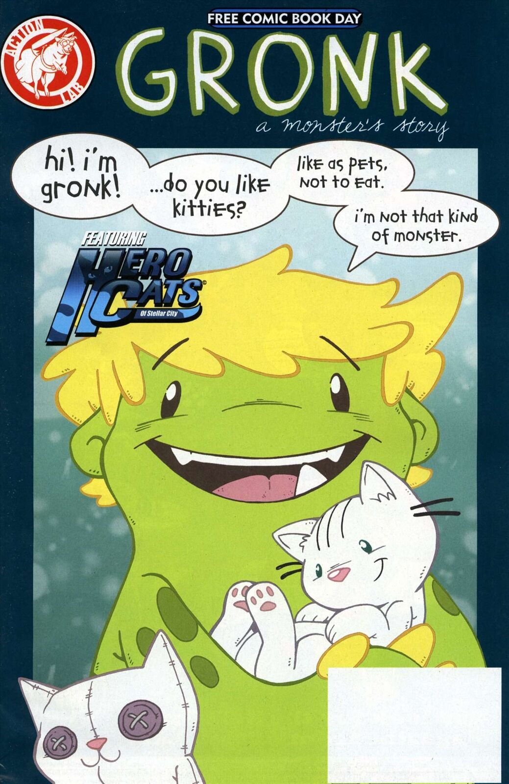 Gronk/Hero Cats FCBD #2015 VF/NM; Action Lab | we combine shipping
