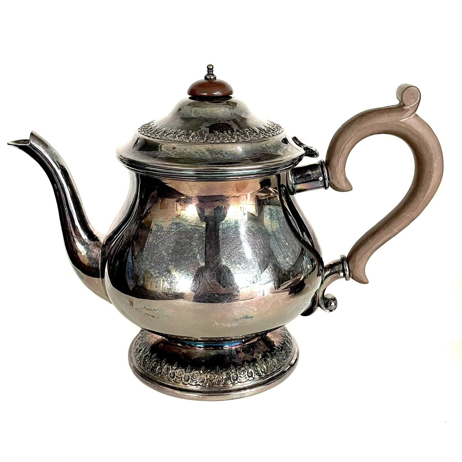 Rose Marie 1847 Rogers Bros International Silver Silverplate Hollowware Teapot 