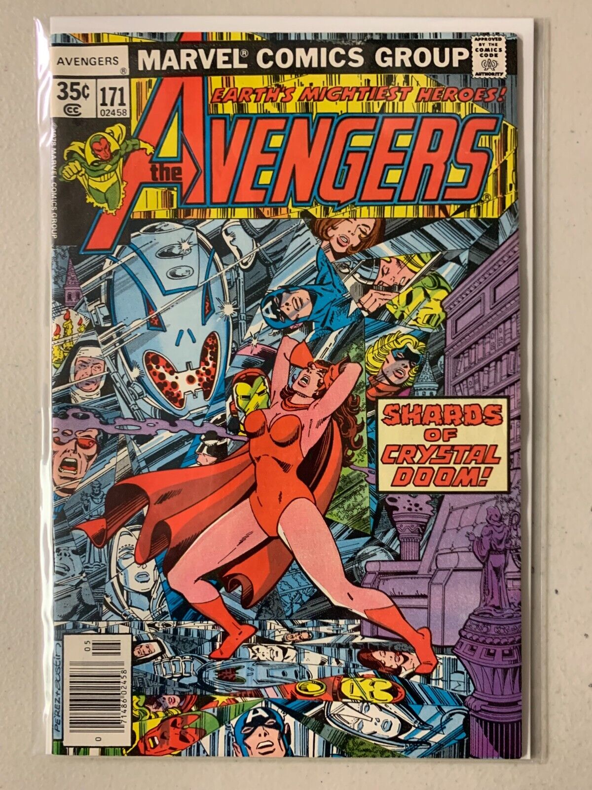 Avengers #171 newsstand Ultron, Korvac Saga Part 4 6.0 (1978)