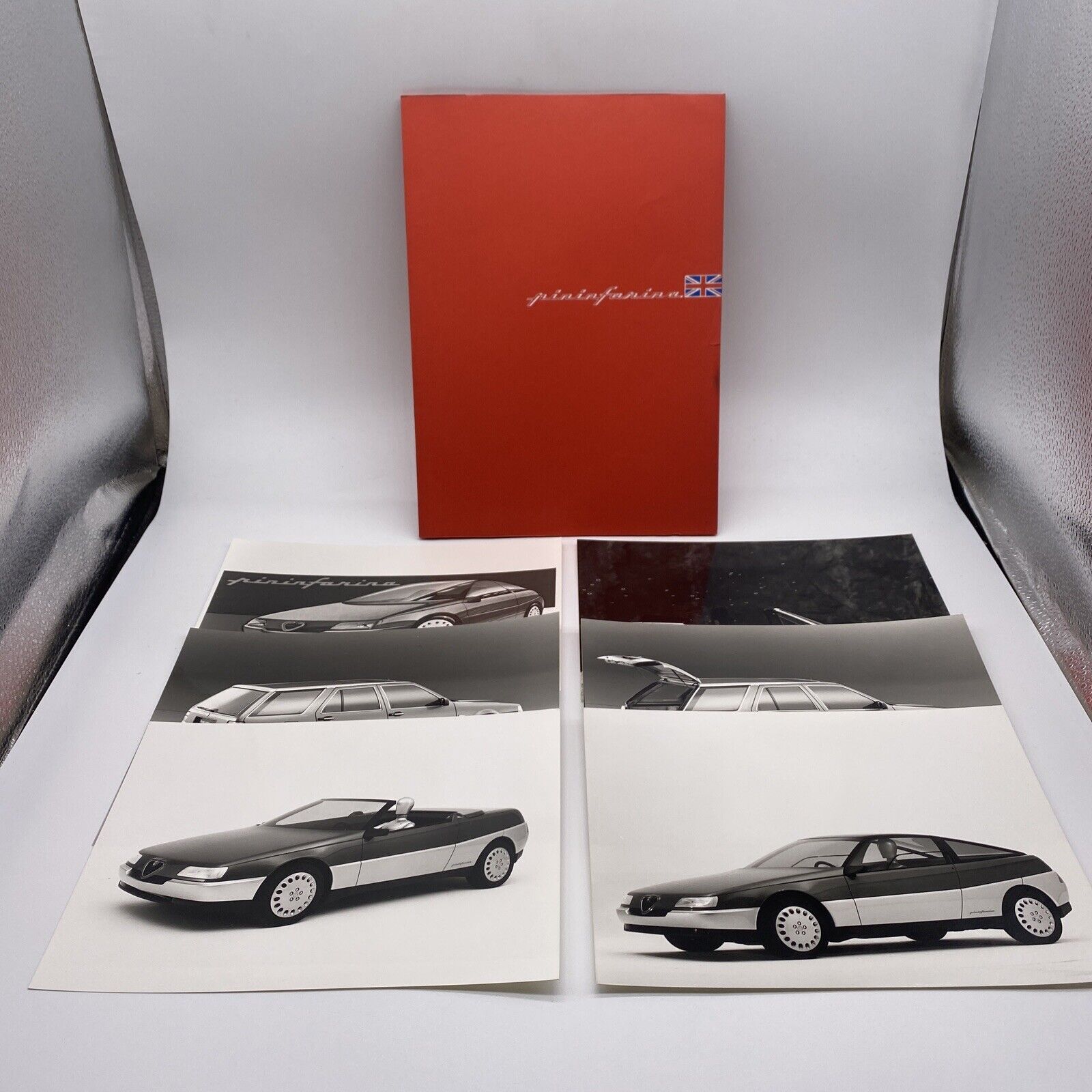 1986 Pininfarina Turin Motor Show Press Kit Ferrari Alfa Romeo Lancia Peugeot