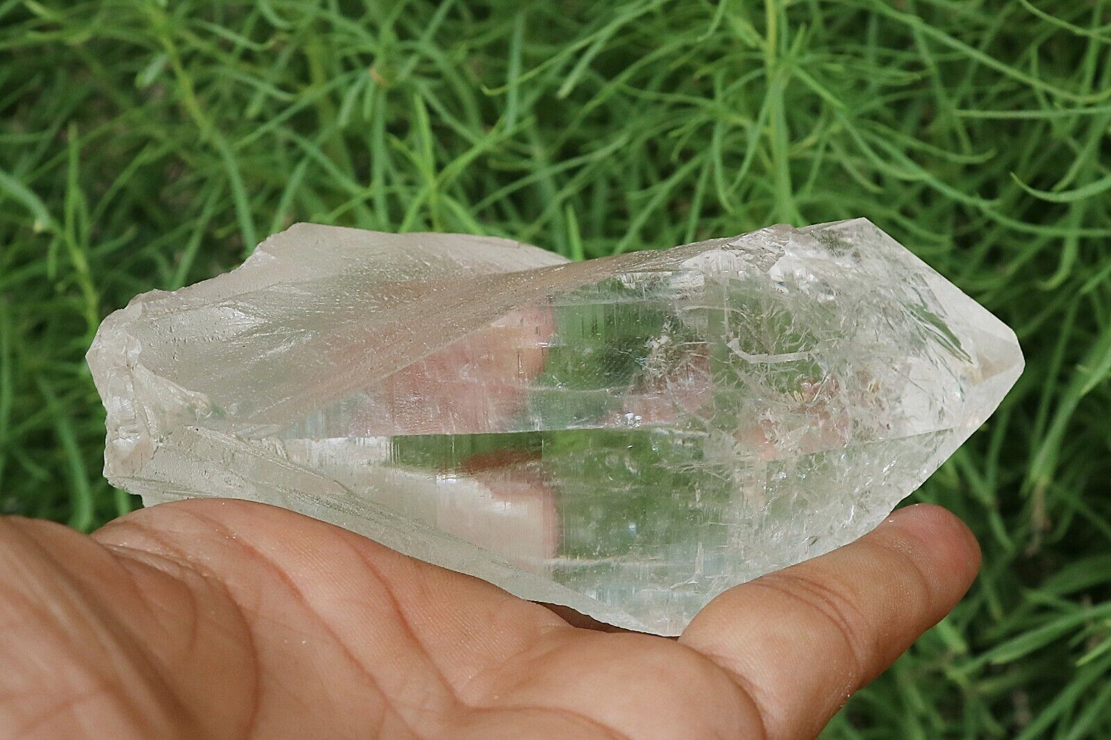 AAA+ Himalayan Samadhi Clear Quartz Natural Minerals 384g Rough Quartz Specimen