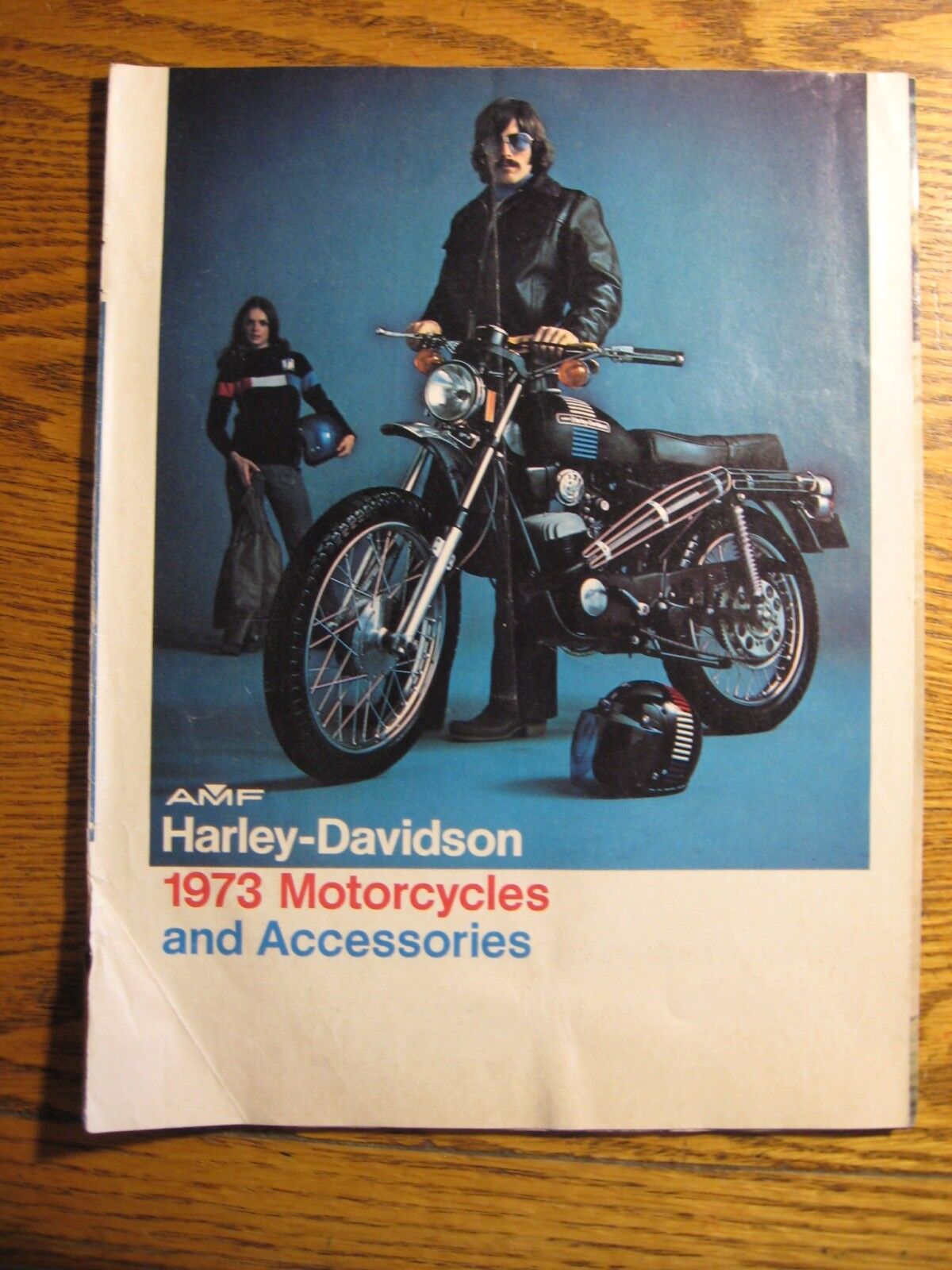 1973 Harley-Davidson Motorcycles & Accessories Brochure Sportster FLH SS250 