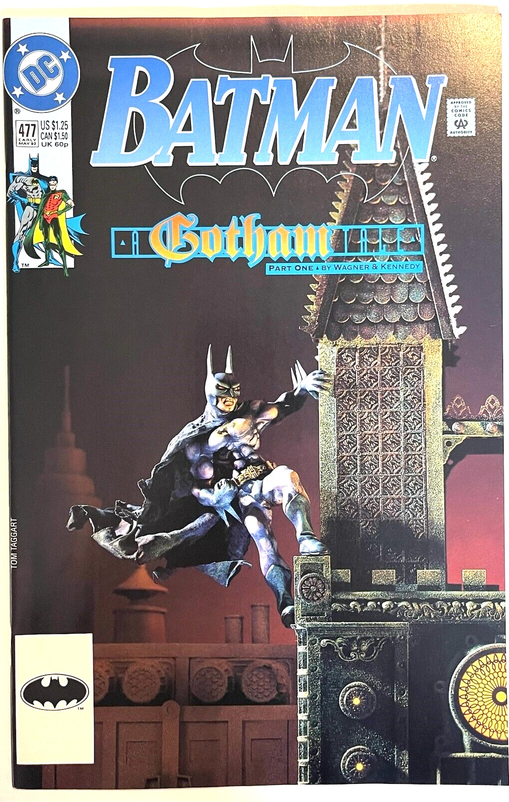 BATMAN #477 CVR A 1992 DC COMICS NM-