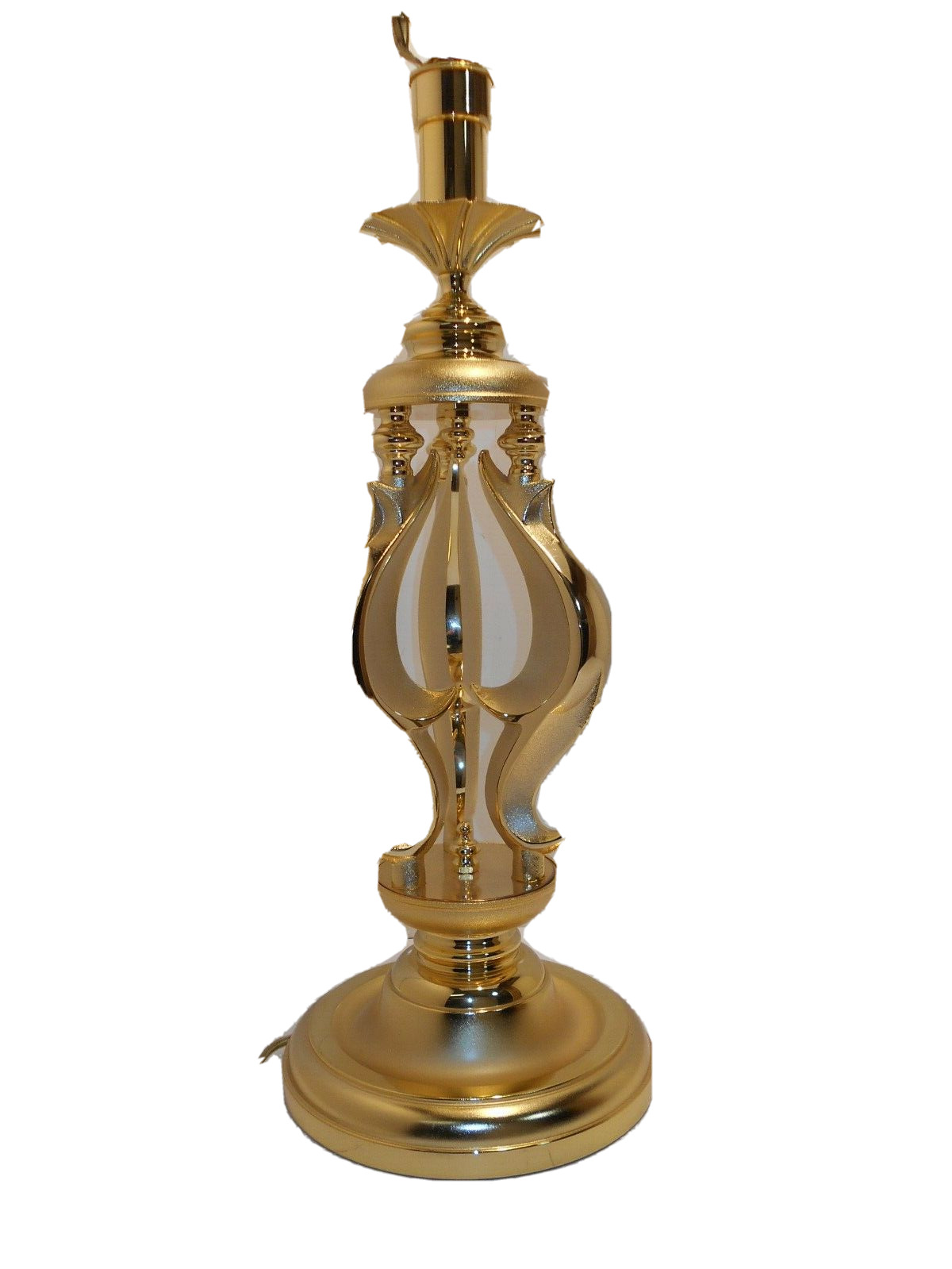 Extraordinary Vintage Solid Brass Lamp Mid Century Modern Stiffel?