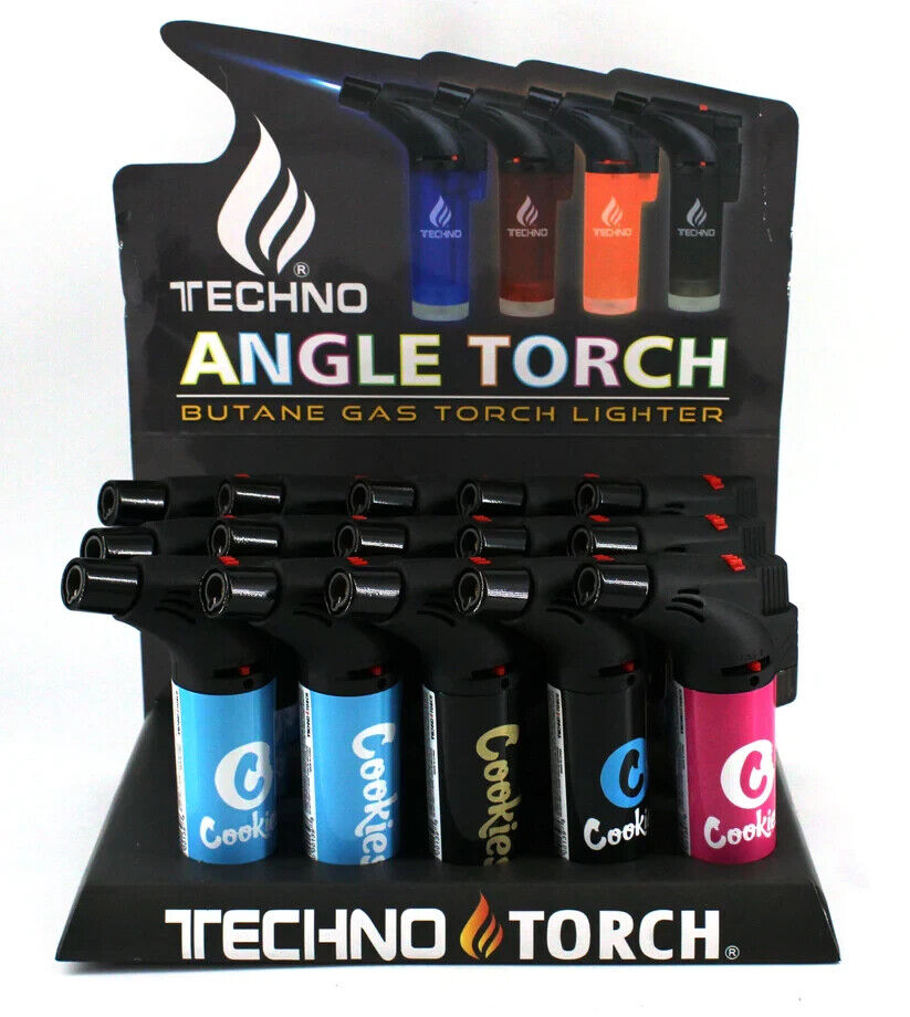 😎💥TECHNO ANGLE TORCH LIGHTER WITH UNIQUE DESIGNS ADJUSTABLE FLAME🔥LOT OF 5✨