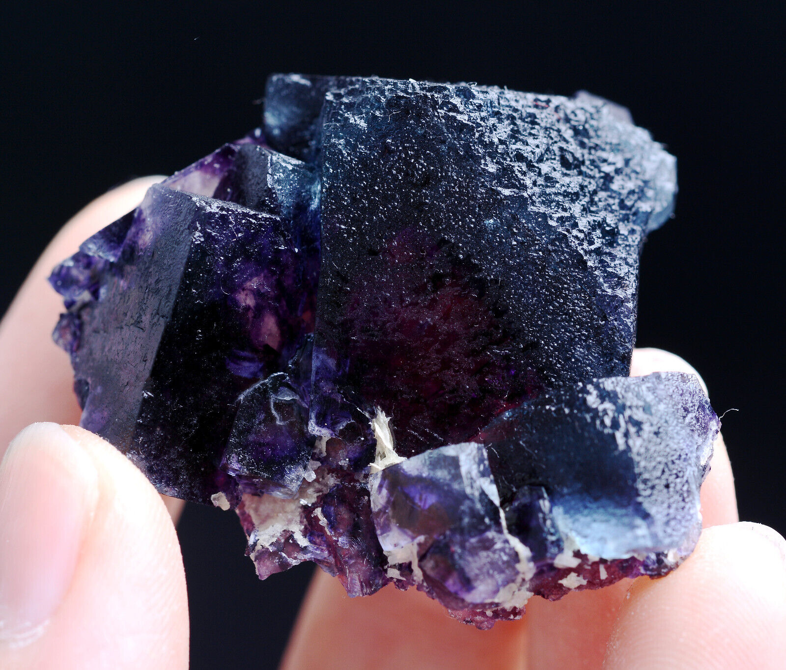 40g Natural Devil\'s Eye Purple FLUORITE Mineral Specimen/Inner Mongolia China