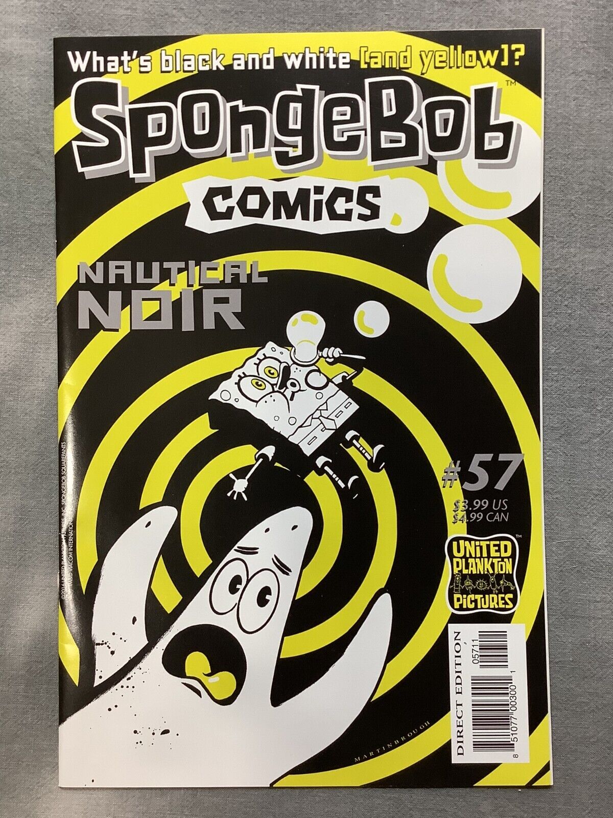 Spongebob Comics #57 (2016) Nautical Noir  Low Print High Grade