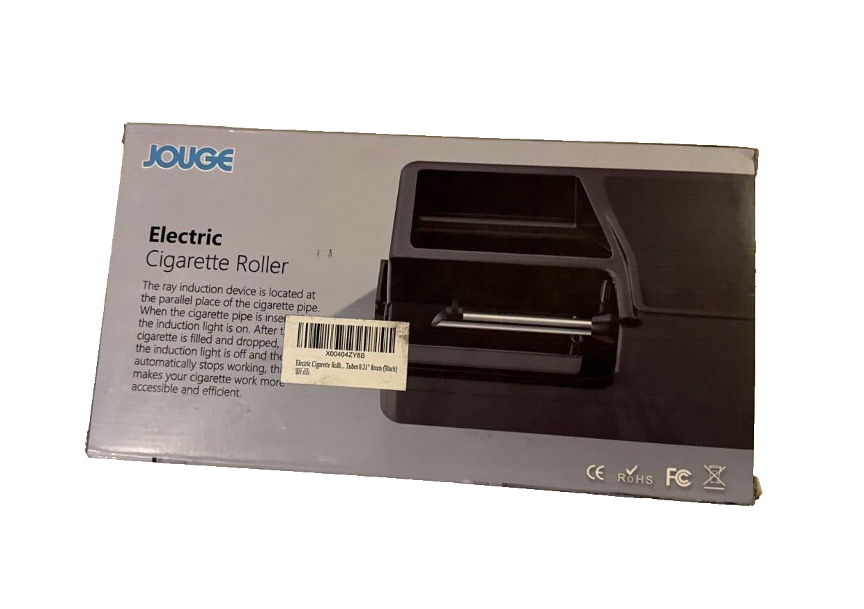 Jouge Electric Tobacco Roller- Automatic- Rechargable- Glossy Black Finish