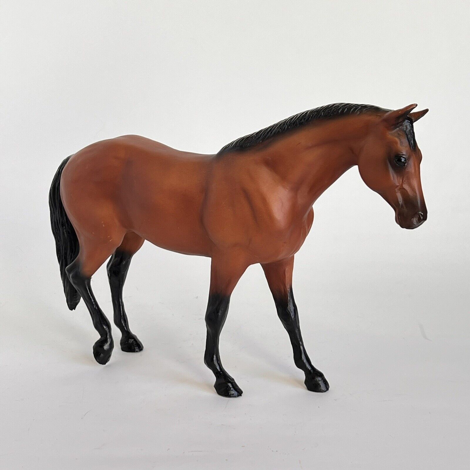 Vintage Chestnut Brown  Stallion Horse 8