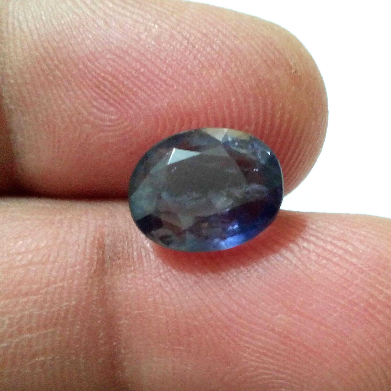 Excellent Blue Iolite Faceted Oval Shape 3.10 Crt 11x9x4.50 MM Loose Gemstone